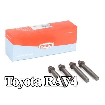 CORTECO مجموعة براغي، بكرة العمود المرفقي — Toyota Rav4