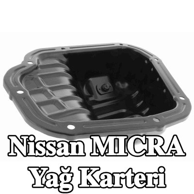 ACKOJA Yağ tahliye tapalı yağ karteri, contasız/sızdırmazlık elemanı olmadan, yağ seviye sensörü deliği olmadan — 2003 Nissan Micra