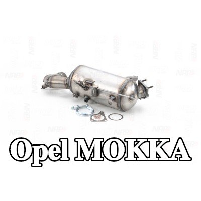 NAP carparts مرشح جسيمات الديزل مع مواد التثبيت/التركيب — Opel Mokka
