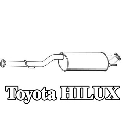 VEGAZ كاتم الصوت الأوسط — Toyota Hilux