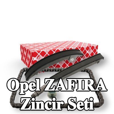 FEBI BILSTEIN Zincir gergisi içeren zamanlama zinciri kiti, kızak raylı — 1999 Opel Zafira