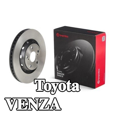 BREMBO قرص مكابح Prime, Outer Diameter: 324mm, مزود بفتحات تهوية داخلية, مطلي — Toyota Venza