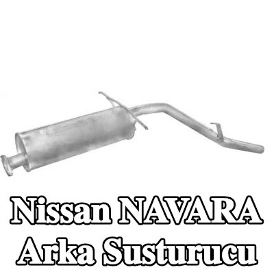 POLMO Arka susturucu — 2000 Nissan Navara