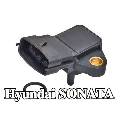 MEYLE مستشعر ضغط مشعب السحب مع مستشعر درجة حرارة الهواء المدمج, مع حلقة مانعة للتسرب — 2005 Hyundai Sonata
