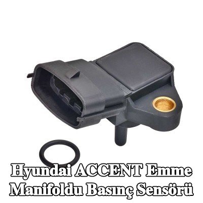MEYLE Entegre hava sıcaklığı sensörlü emme manifoldu basınç sensörü, conta halkası ile — Hyundai Accent