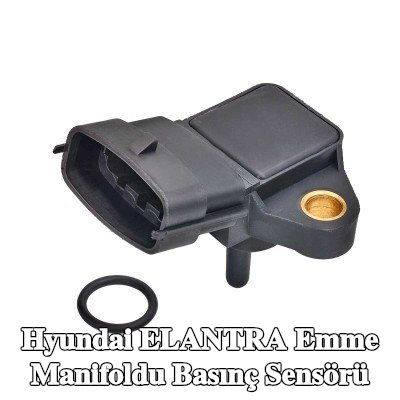 MEYLE Entegre hava sıcaklığı sensörlü emme manifoldu basınç sensörü, conta halkası ile — 2012 Hyundai Elantra