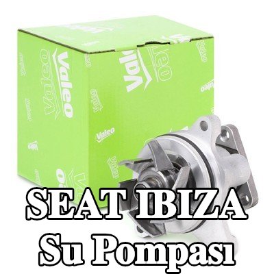 VALEO Kapaksız su pompası, conta/sızdırmazlık elemanları ile — 2012 SEAT Ibiza