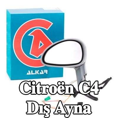 ALKAR Sol yan ayna, Elektrikli — 2011 Citroën C4