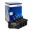 BOSCH Fren balatası seti 15, 1mm, gıcırtı önleyici plaka ile, montaj kılavuzu ile — Audi 80 (2)