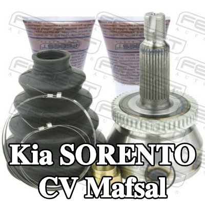 FEBEST CV mafsalı Ön Aks, Tekerlek Tarafı, ABS sensör halkalı — Kia Sorento