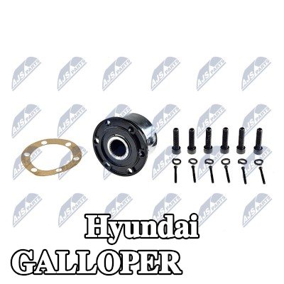 NTY محور العجلة المحور الأمامي الأيسر, المحور الأمامي الأيمن — 1997 Hyundai Galloper
