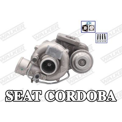 WALKER الشاحن التوربيني مع الحشيات/الأختام — 1994 SEAT Cordoba