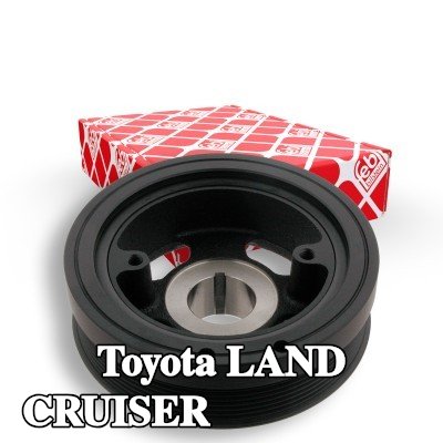 FEBI BILSTEIN بكرة العمود المرفقي للعمود المرفقي — Toyota Land Cruiser
