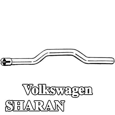 BOSAL أنبوب العادم — Volkswagen Sharan
