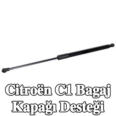 FEBI BILSTEIN Bagaj kapağı amortisörü (Her iki taraf), 489mm — Citroën C1