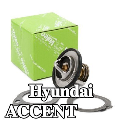 VALEO ثرموستات 82°C, مع حشيات/مانعات تسرب — Hyundai Accent