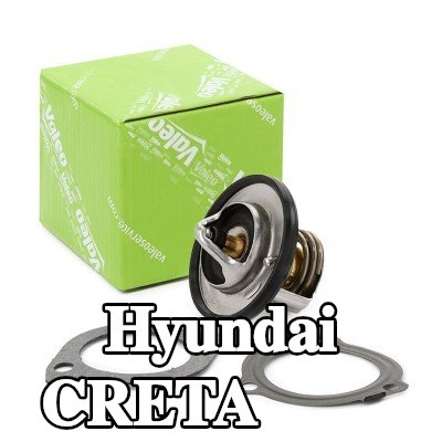 VALEO ثرموستات 82°C, مع حشيات/مانعات تسرب — Hyundai Creta