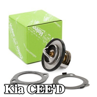 VALEO ثرموستات 82°C, مع حشيات/مانعات تسرب — Kia Cee'd