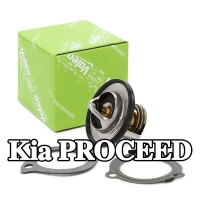 VALEO ثرموستات 82°C, مع حشيات/مانعات تسرب — Kia Proceed