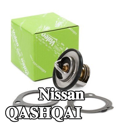 VALEO ثرموستات 82°C, مع حشيات/مانعات تسرب — Nissan Qashqai