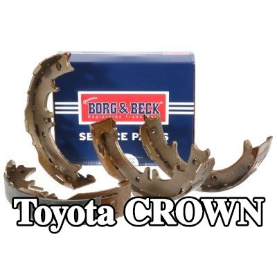 BORG & BECK مجموعة أحذية الفرامل — Toyota Crown