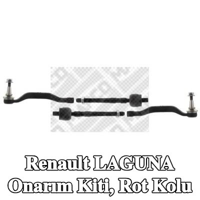 MAPCO Onarım Kiti, bağlantı çubuğu Ön Aks Sol, Ön Aks Sağ, aks mafsalı ile birlikte — Renault Laguna