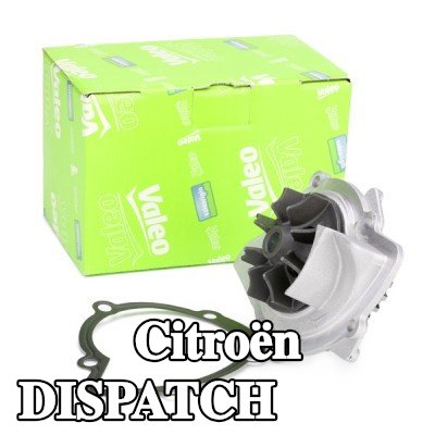 VALEO عدد أسنان مضخة الماء: 19, بدون غطاء, مع حشيات/مانعات تسرب — 2008 Citroën Dispatch