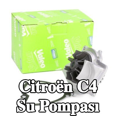 VALEO Su pompası Diş Sayısı: 19, kapak olmadan, conta/sızdırmazlık elemanları ile — 2004 Citroën C4