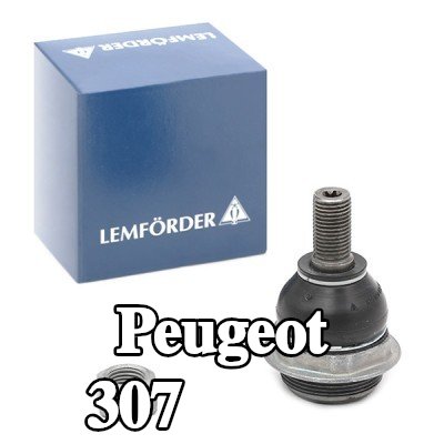LEMFÖRDER مفصل كروي للمحور الأمامي الأيسر, المحور الأمامي الأيمن, السفلي, مع ملحقات — Peugeot 307