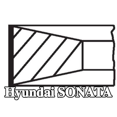 MAHLE مجموعة حلقات المكبس — 2008 Hyundai Sonata