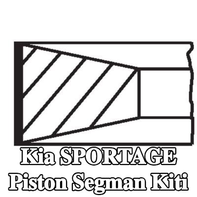 MAHLE Piston Segman Kiti — 2004 Kia Sportage