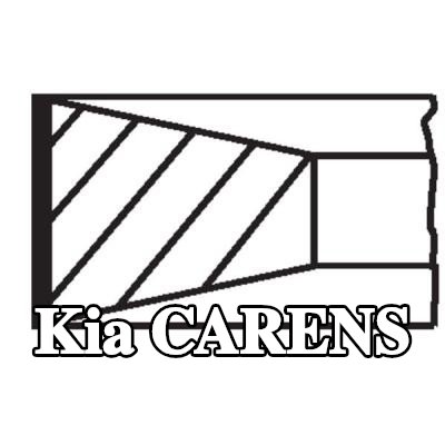 MAHLE مجموعة حلقات المكبس — 2002 Kia Carens