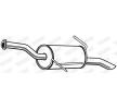 WALKER Arka susturucu 1030mm, montaj parçaları olmadan, boru ile — 2012 Citroën Berlingo (9)