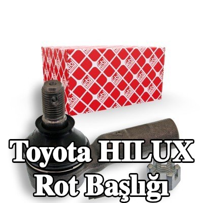 FEBI BILSTEIN Rot kolu ucu Ön Aks Sol, Ön Aks Sağ, 102mm, taç somun ile — Toyota Hilux