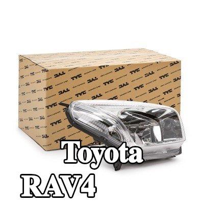 TYC المصباح الأيمن, H4, بدون محرك كهربائي — 2002 Toyota Rav4