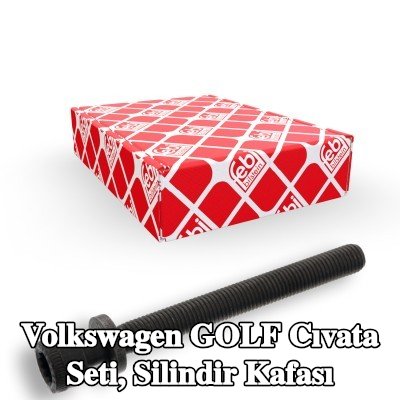 FEBI BILSTEIN Cıvata Kiti, silindir kafası 121mm — 1995 Volkswagen Golf