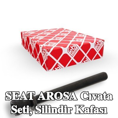 FEBI BILSTEIN Cıvata Kiti, silindir kafası 121mm — SEAT Arosa