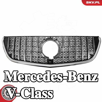 ESEN SKV شبكة المبرد فضية — Mercedes-Benz V-Class