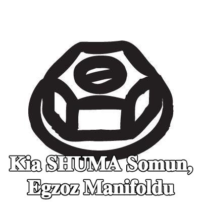 BOSAL Somun, egzoz manifoldu — Kia Shuma