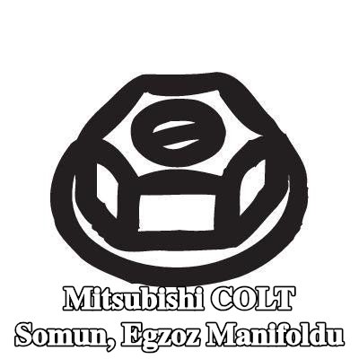BOSAL Somun, egzoz manifoldu — Mitsubishi Colt
