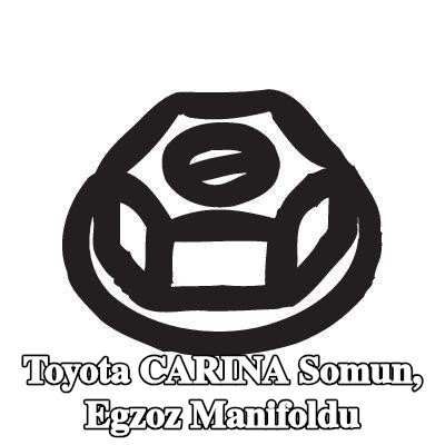 BOSAL Somun, egzoz manifoldu — Toyota Carina