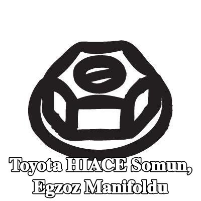 BOSAL Somun, egzoz manifoldu — Toyota Hiace