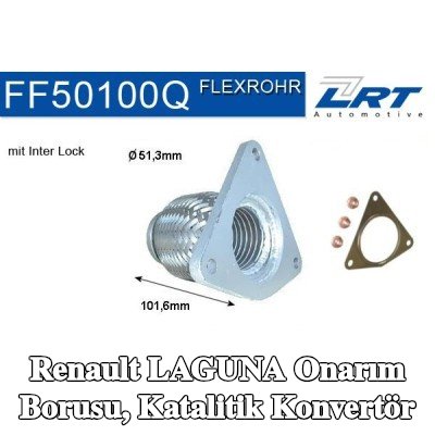 LRT Onarım Borusu, katalitik konvertör — Renault Laguna