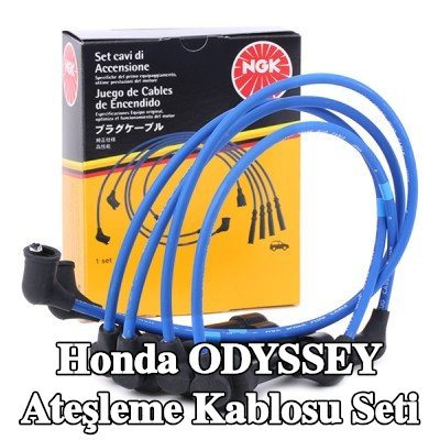 NGK Ateşleme kablosu seti mavi, montaj parçaları ile — Honda Odyssey