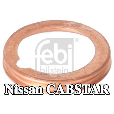 FEBI BILSTEIN حشية سدادة حوض الزيت من النحاس, Inner Diameter: 16mm — Nissan Cabstar