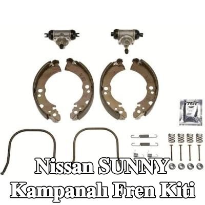 TRW Tekerlek fren silindirli kampanalı fren kiti, Fren Kiti — Nissan Sunny