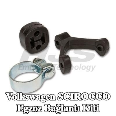 HJS Kelepçeli egzoz bağlantı kiti — Volkswagen Scirocco