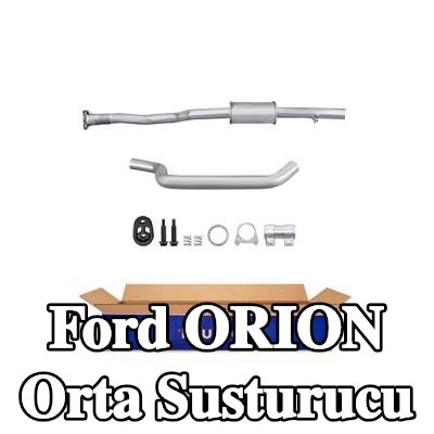 HELLA Montaj parçaları ile birlikte orta susturucu — Ford Orion
