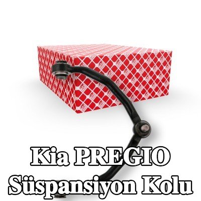 FEBI BILSTEIN Ön Aks Sol Süspansiyon Kolu, Ön Aks Sağ, Üst, Dökme Çelik, bilyeli mafsal ile, lastik yatağı ile — Kia Pregio