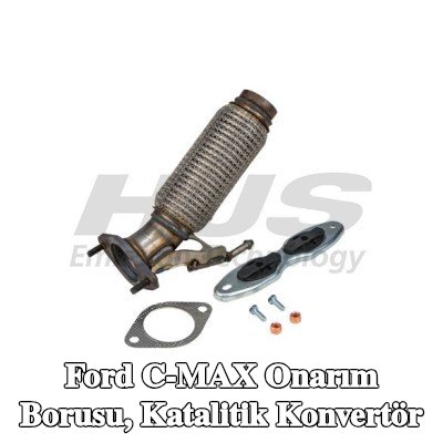 HJS Onarım borusu, katalitik konvertör Çıkış, sabitleme malzemesi ile — Ford C-max